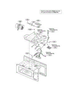 Interior Parts parts for Lg Microwave MV1501B01 from AppliancePartsPros.com