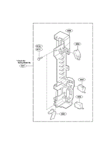 Latch Board Parts parts for Lg Microwave MV1501B01 from AppliancePartsPros.com