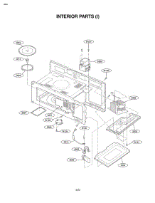 Interior Parts I parts for Lg Microwave MV1501W from AppliancePartsPros.com