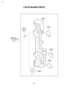 Latch Board Parts parts for Lg Microwave MV1501W from AppliancePartsPros.com