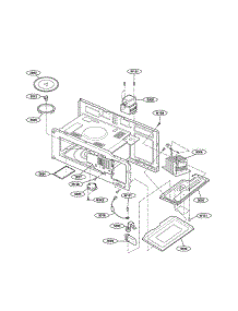 Interior Parts parts for Lg Microwave MV1502B-01 from AppliancePartsPros.com