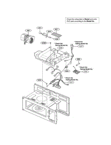 Interior Parts parts for Lg Microwave MV1502B-01 from AppliancePartsPros.com