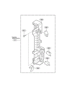 Latch Board Parts parts for Lg Microwave MV1502B-01 from AppliancePartsPros.com