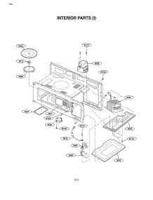 Interior Parts I parts for Lg Microwave MV1502W from AppliancePartsPros.com