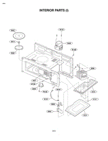 Interior Parts I parts for Lg Microwave MV1604SB from AppliancePartsPros.com