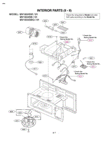 Interior Parts Ii  Ii parts for Lg Microwave MV1604SB from AppliancePartsPros.com