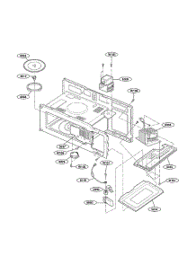Interior Parts parts for Lg Microwave MV1604SB01 from AppliancePartsPros.com