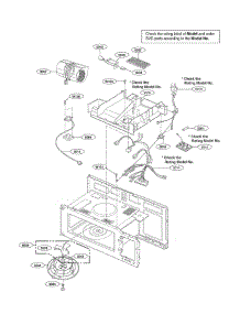 Interior Parts 2 parts for Lg Microwave MV1604SBQ01 from AppliancePartsPros.com