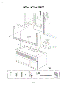Installation Parts parts for Lg Microwave MV1604ST from AppliancePartsPros.com