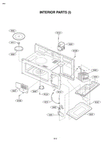 Interior Parts I parts for Lg Microwave MV1604ST from AppliancePartsPros.com