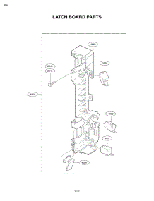Latch Board Parts parts for Lg Microwave MV1604ST from AppliancePartsPros.com