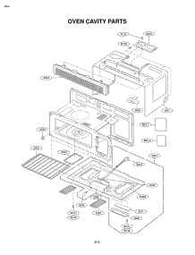 Oven Cavity Parts parts for Lg Microwave MV1604ST from AppliancePartsPros.com