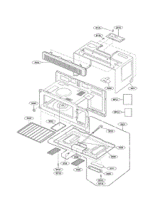 Oven Cavity Parts parts for Lg Microwave MV1604ST01 from AppliancePartsPros.com