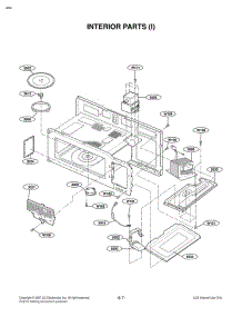 Interior Parts I parts for Lg Microwave MV1608ST from AppliancePartsPros.com
