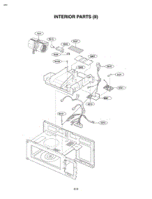Interior Parts Ii parts for Lg Microwave MV1610ST from AppliancePartsPros.com