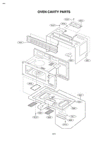 Oven Cavity Parts parts for Lg Microwave MV1610ST from AppliancePartsPros.com