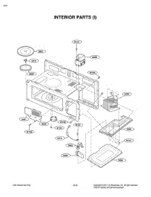 Interior Parts I parts for Lg Microwave MV1611BB from AppliancePartsPros.com