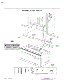 Installation Parts parts for Lg Microwave MV1746ADL from AppliancePartsPros.com