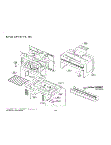 Oven Cavity Parts parts for Lg Microwave MV1843ASDL from AppliancePartsPros.com