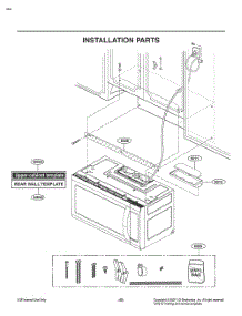 Installation Parts parts for Lg Microwave MV2094ASDL from AppliancePartsPros.com