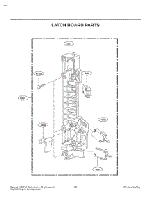 Latch Board Parts parts for Lg Microwave MV2094ASDL from AppliancePartsPros.com