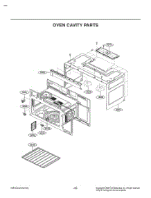 Oven Cavity Parts parts for Lg Microwave MV2294BSHL from AppliancePartsPros.com