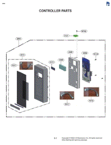 Controller Parts parts for Lg Microwave MVEF1323F from AppliancePartsPros.com