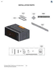 Installation Parts parts for Lg Microwave MVEF1323F from AppliancePartsPros.com