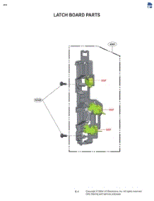 Latch Board Parts parts for Lg Microwave MVEF1323F from AppliancePartsPros.com