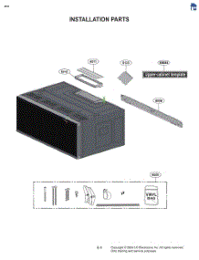 Installation Parts parts for Lg Microwave MVEF1337F from AppliancePartsPros.com