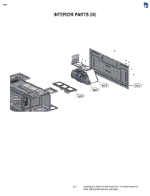 Interior Parts (Iii) parts for Lg Microwave MVEF1337F from AppliancePartsPros.com