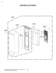 Controller Parts parts for Lg Microwave MVEL2125FH from AppliancePartsPros.com
