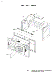 Oven Cavity Parts parts for Lg Microwave MVEL2125FH from AppliancePartsPros.com