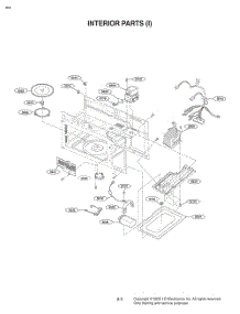Interior Parts (I) parts for Lg Microwave MVEM1721F from AppliancePartsPros.com