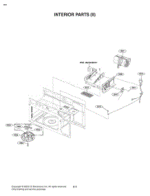 Interior Parts (Ii) parts for Lg Microwave MVEM1721F from AppliancePartsPros.com