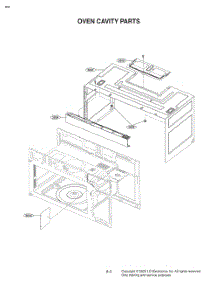 Oven Cavity Parts parts for Lg Microwave MVEM1721F from AppliancePartsPros.com