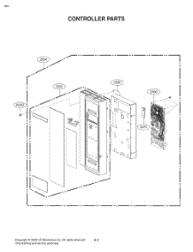Controller Parts parts for Lg Microwave MVEM1825D from AppliancePartsPros.com