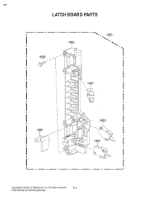 Latch Board Parts parts for Lg Microwave MVEM1825D from AppliancePartsPros.com