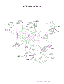 Section 5 parts for Lg Microwave MVEM1825F from AppliancePartsPros.com