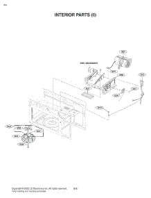 Section 6 parts for Lg Microwave MVEM1825F from AppliancePartsPros.com
