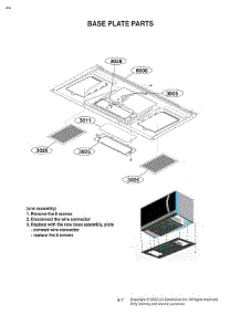 Section 7 parts for Lg Microwave MVEM1825F from AppliancePartsPros.com