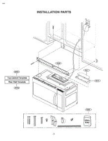 Installation Parts parts for Lg Range MVTV1640 from AppliancePartsPros.com