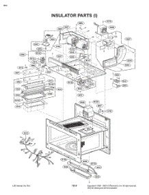 Insulator Parts (I) parts for Lg Microwave MZXK1729S from AppliancePartsPros.com