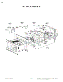Interior Parts (I) parts for Lg Microwave MZXK1729S from AppliancePartsPros.com