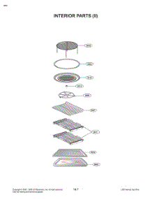 Interior Parts (Ii) parts for Lg Microwave MZXK1729S from AppliancePartsPros.com