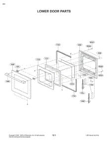 Lower Door Parts parts for Lg Microwave MZXK1729S from AppliancePartsPros.com
