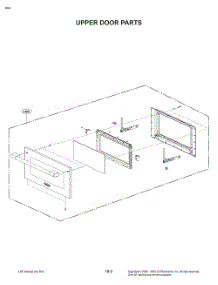 Upper Door Parts parts for Lg Microwave MZXK1729S from AppliancePartsPros.com