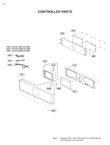 Section 4 parts for Lg Microwave MZXS1728F from AppliancePartsPros.com