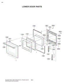 Lower Door Parts parts for Lg Microwave MZXS1728N from AppliancePartsPros.com