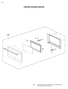 Upper Door Parts parts for Lg Microwave MZXS1728N from AppliancePartsPros.com